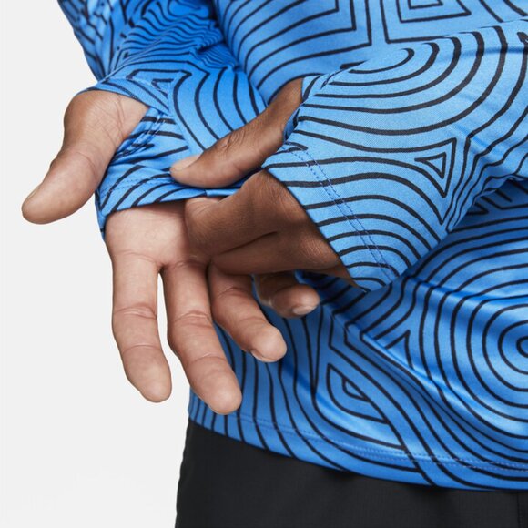 Nike Men’s Dri-FIT Element Quarter-Zip Running Top Blue FB9036-406, Size M (New) - Picture 3 of 15